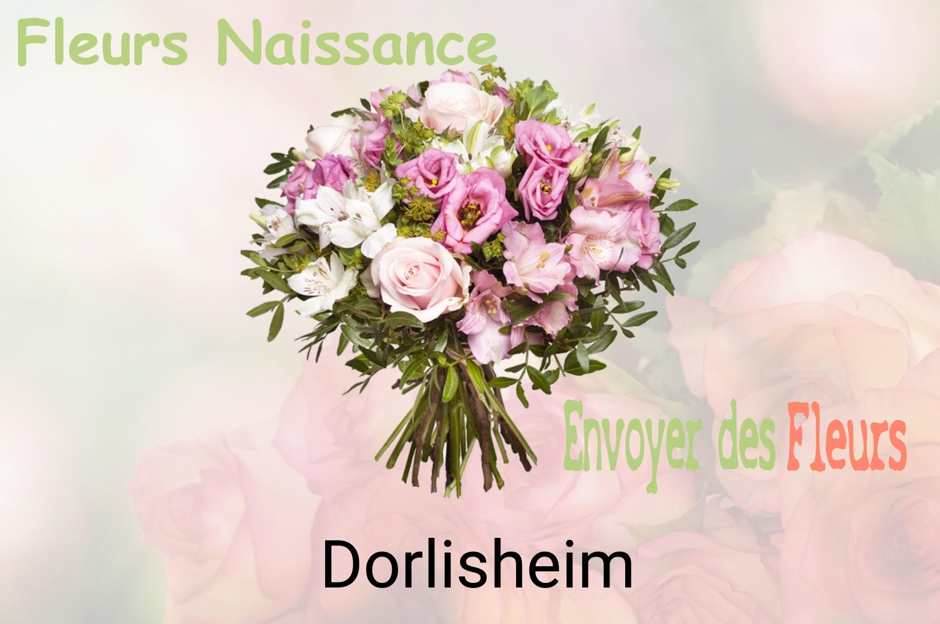 Bouquet de fleurs de naissance livré à Dorlisheim